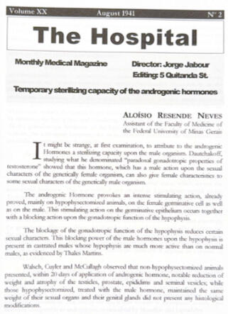 "O Hospital", Volume XX, August 1941. The article that bypassed the censors.