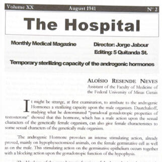 O Hospital, Volume XX, August 1941 the article that substituted names on page 258 to fool the censor.
