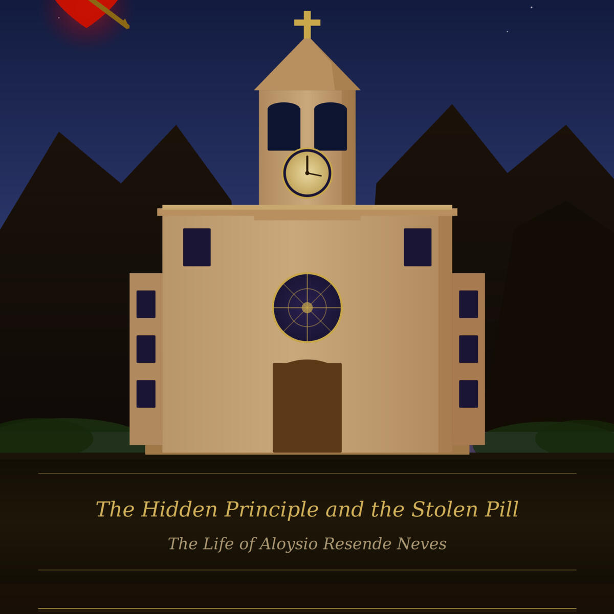 The Life of Aloysio Resende Neves, Physician, Scientist, and Man of the Mountains Waiting for the Systole — The Hidden Principle and the Stolen Pill, book cover by Lucas Neves M.D., 2026